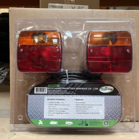 Kit éclairage magnétique remorque 12V – 7,5M Trailers Equipment 1FK3458A
