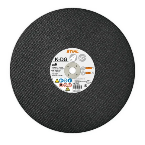 Disques à découper K-DG en résine synthétique, asphalte, Ø 400mm Disques à découper en résine STIHL K‑DG - photo produit
