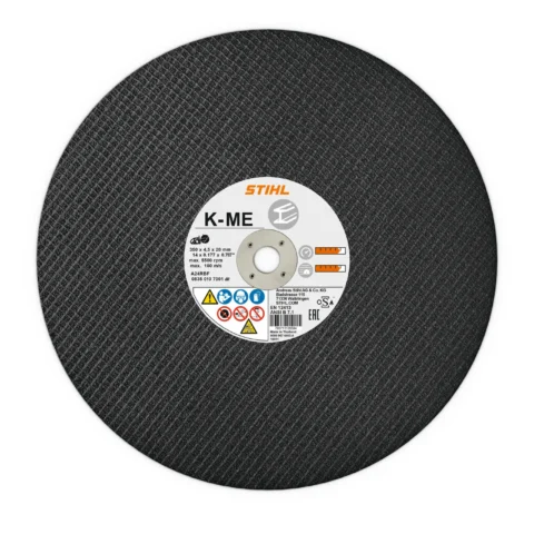 STIHL Disques à découper K-ME en résine synthétique, acier, Ø 300mm Disque à découper K‑ME en résine synthétique - photo produit