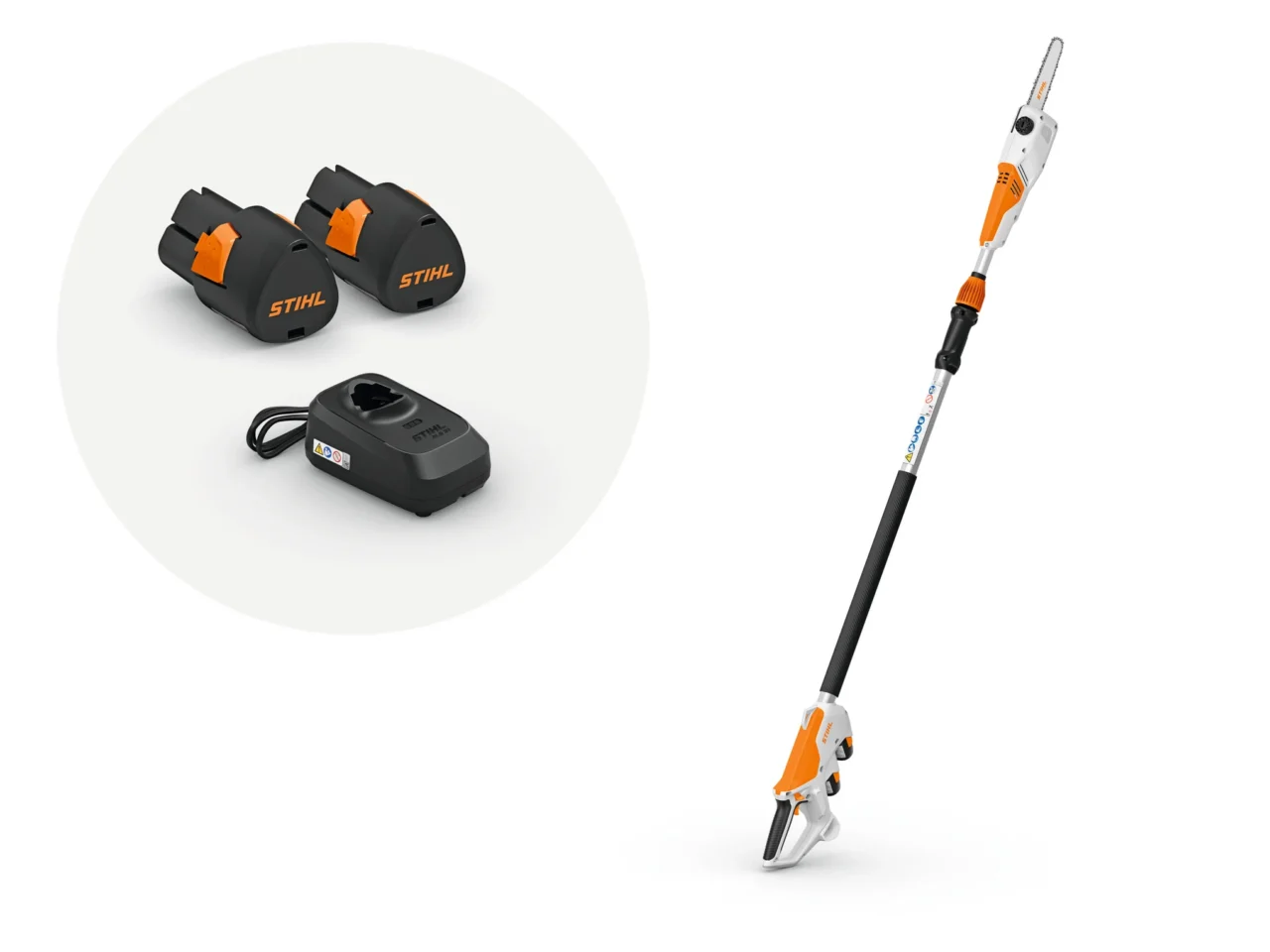 STIHL Pack HTA 30 / 2 Batteries AS 2 et 1 chargeur ALS 31 - photo produit