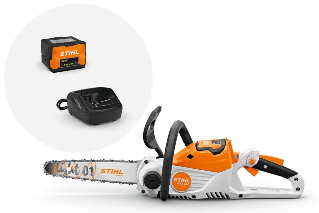 STIHL Pack MSA 70 C-B 30 cm / Batterie AK 30 et chargeur AL 101 - photo produit