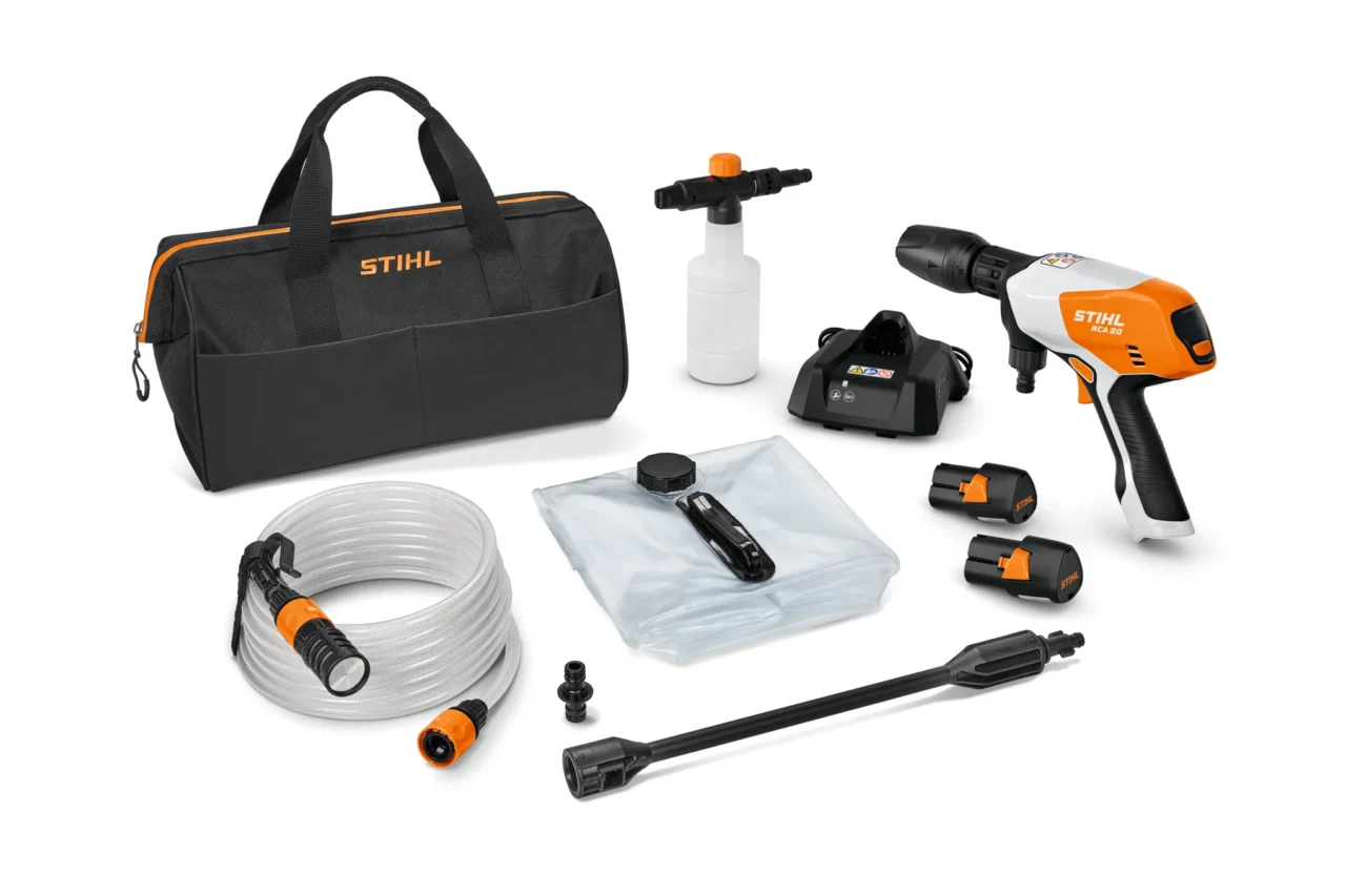 STIHL Pack Nettoyeur à pression RCA 20 avec 2x batteries AS 2 et chargeur AL 1 - photo produit