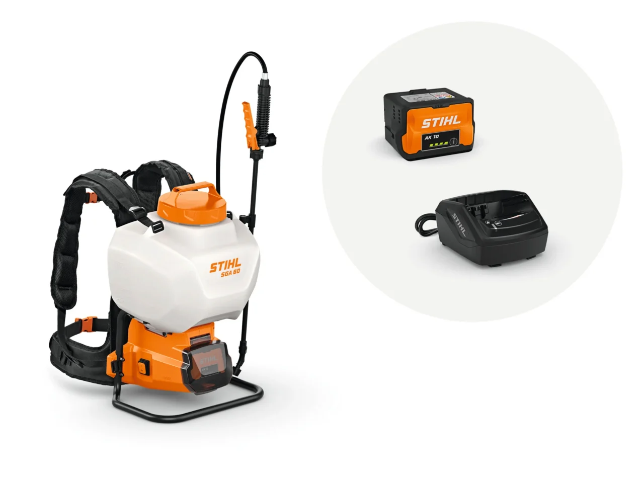 STIHL Pack SGA 60 SET Pulvérisateur à batterie - photo produit