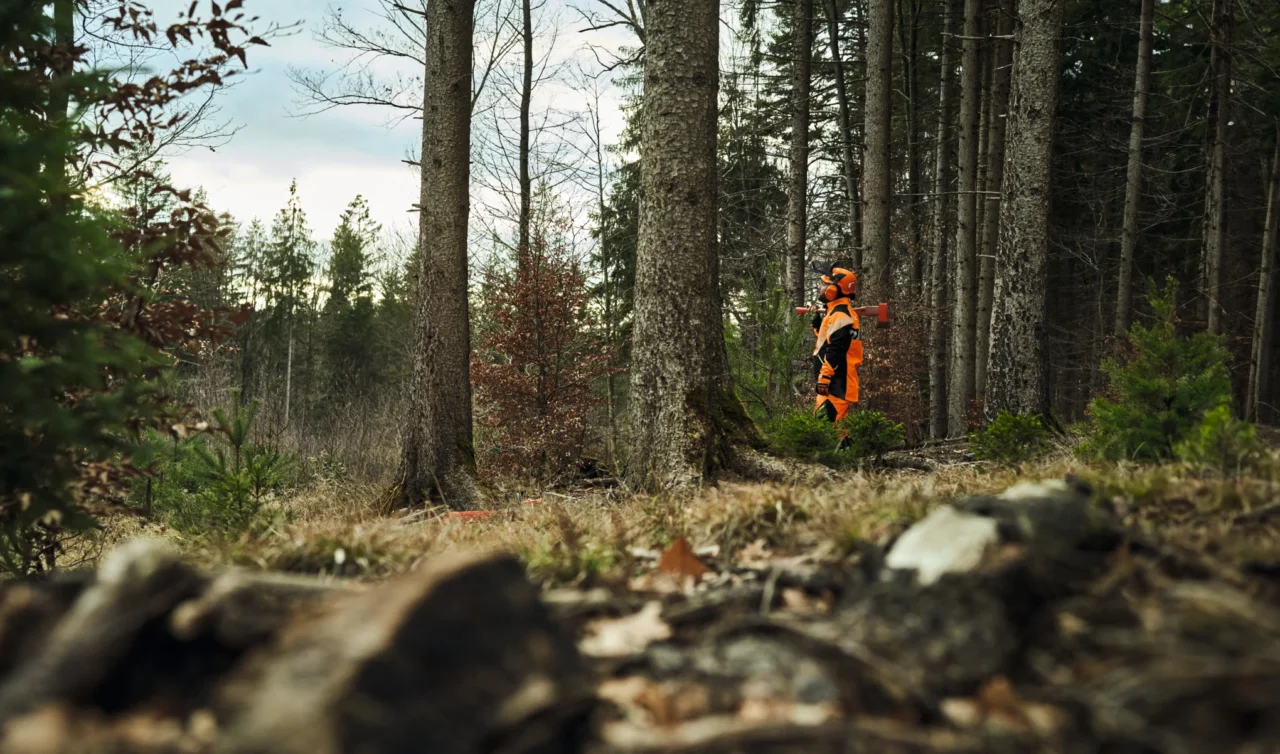 STIHL Pantalon ADVANCE FlexTEC, design A – XL +6 - en situation