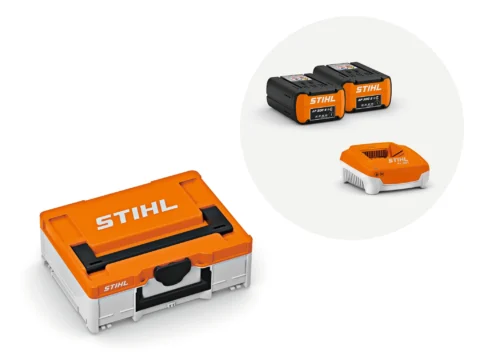 STIHL Power Box 1 – 2 batteries AP 200 S, chargeur AL 301 et mallette - photo produit