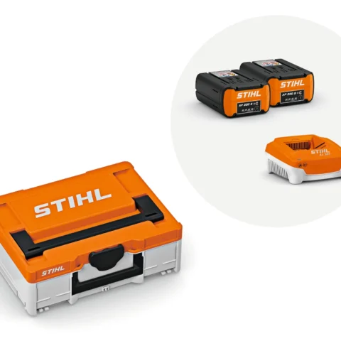 STIHL Power Box 1 – 2 batteries AP 200 S, chargeur AL 301 et mallette - photo produit