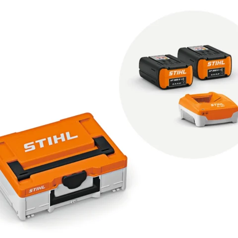 STIHL Power Box 2 – 2 batteries AP 300 S, chargeur AL 501 et mallette - photo produit