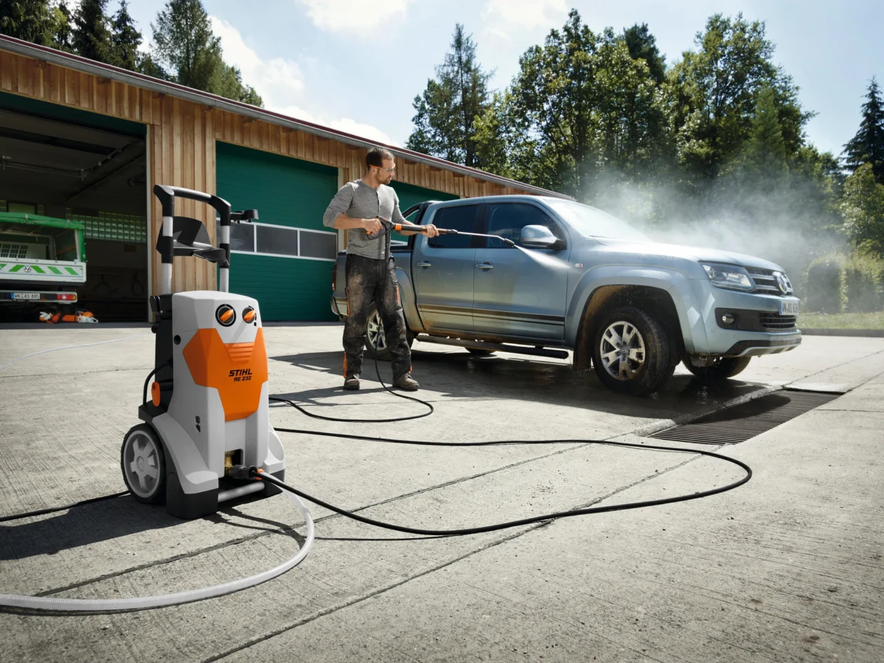 STIHL RE 232 Nettoyeur haute pression électrique - en situation