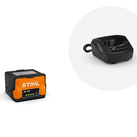 STIHL Set de démarrage AK 10 Batterie et chargeur pour tous les outils sans fil AK SYSTEM - photo produit