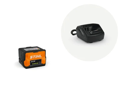 STIHL Set de démarrage AK 20 Batterie et chargeur pour tous les outils sans fil AK SYSTEM - photo produit