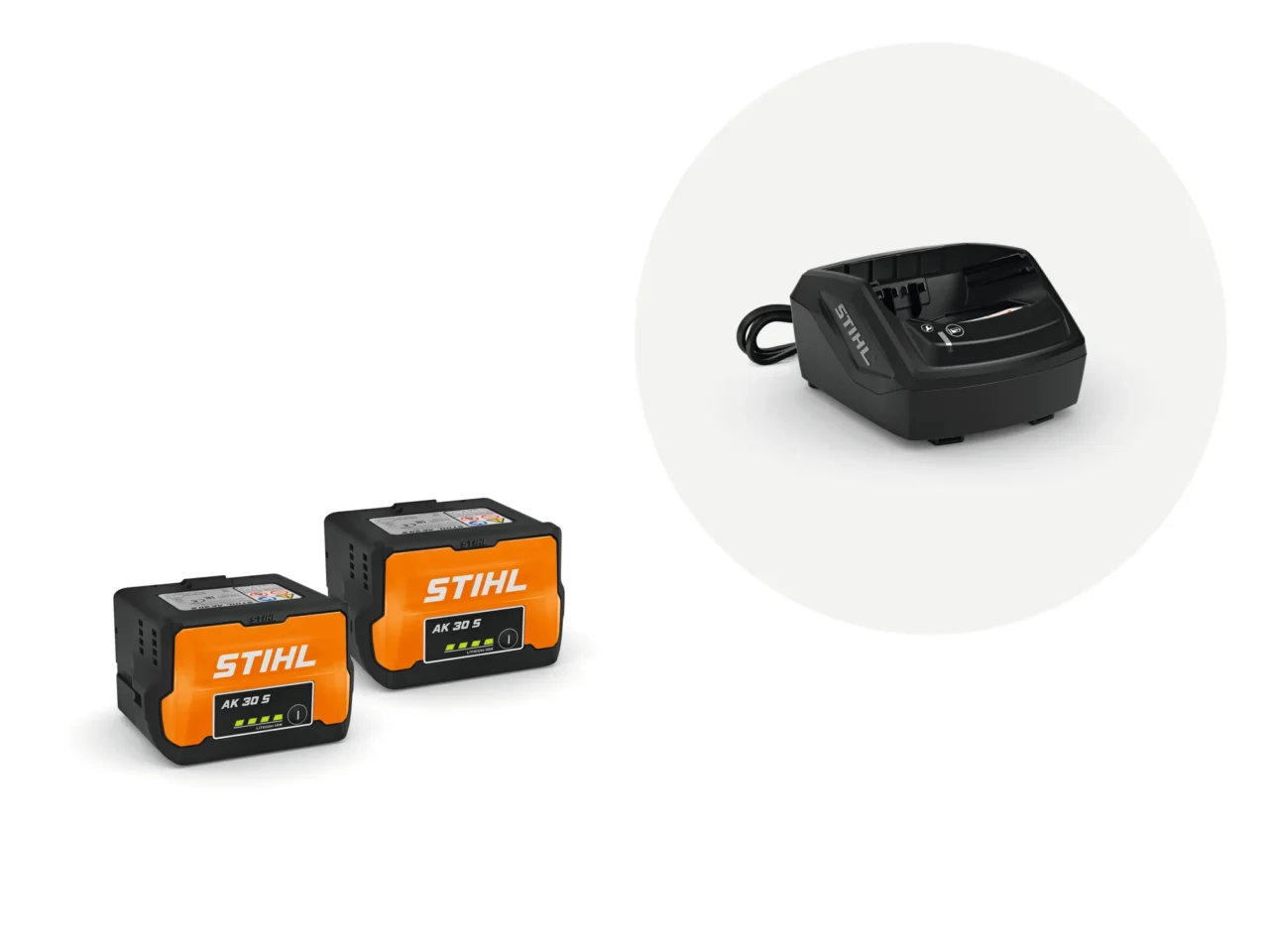 STIHL Set de démarrage AK 30 S Plus Batterie et chargeur pour tous les outils sans fil AK SYSTEM - photo produit