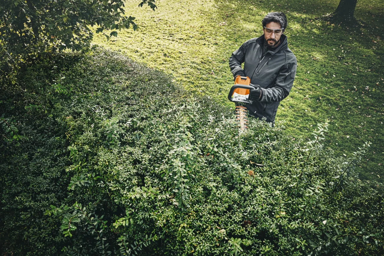 STIHL Taille-haie HSA 100 sans batterie ni chargeur - en situation