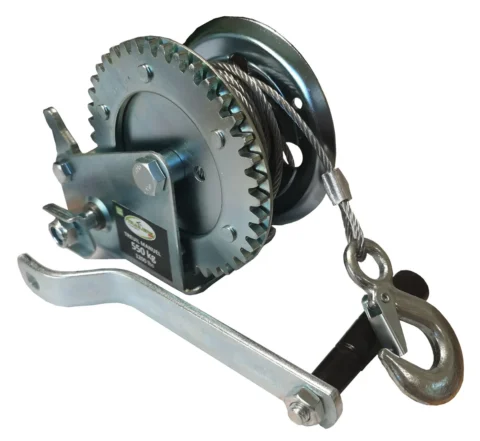 Treuil de halage à cliquet 550kg 10m Trailers Equipment 1FK7990