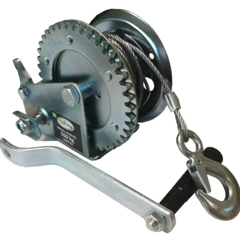 Treuil de halage à cliquet 550kg 10m Trailers Equipment 1FK7990