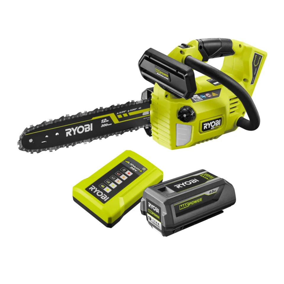 Tronçonneuse élagueuse à main Brushless Ryobi 36V MAX POWER RY36THCSX30A-140